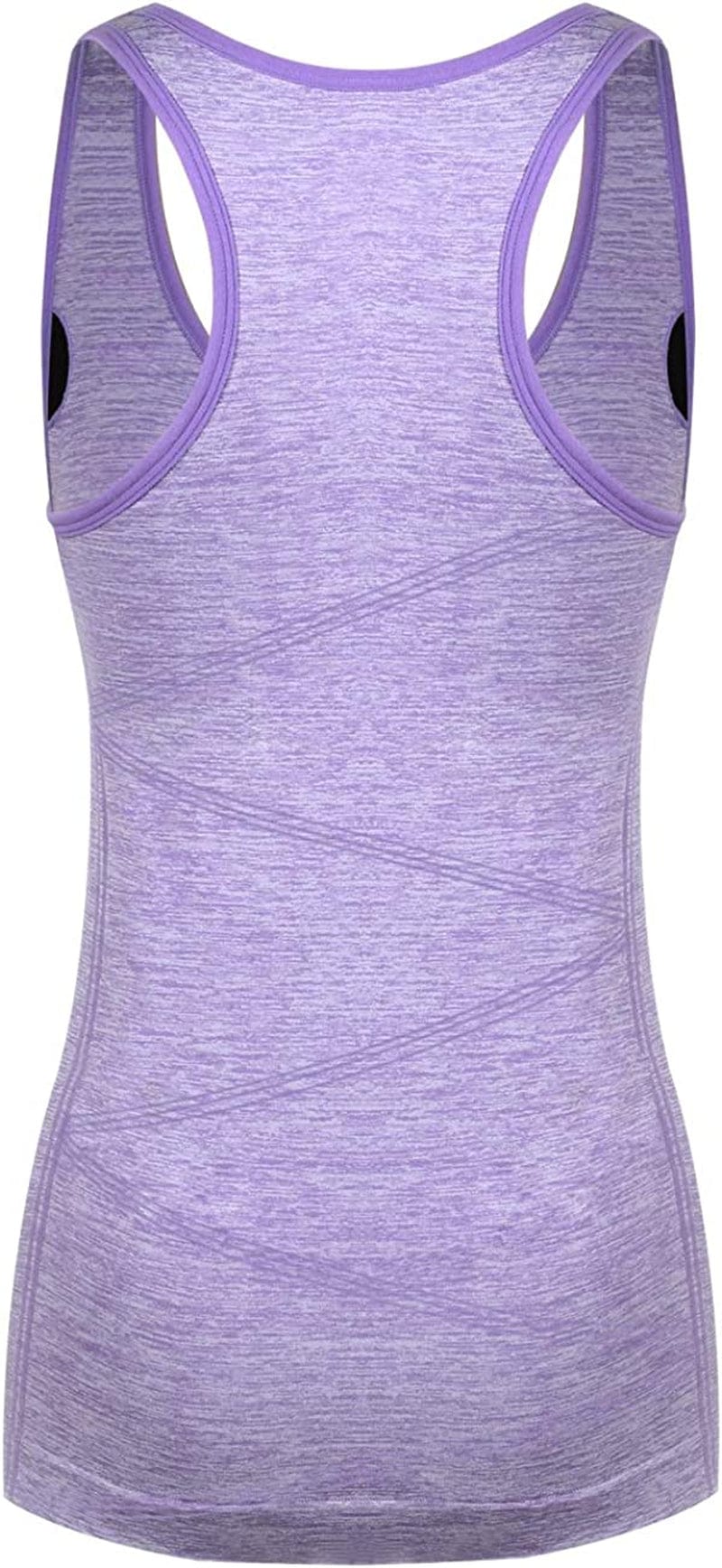 Disbest Yoga Tank Top, Women'S Performance Stretchy Quick Dry Sports Workout Running Top Vest with Removable Pads
