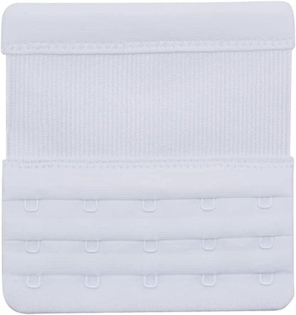 Dohope Elastic Bra Extender 5 Hook for plus Size Bras Back Extension Strap Black White Beige