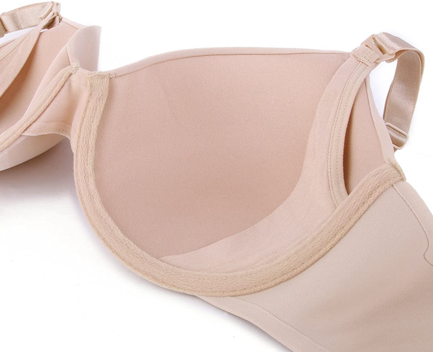 Dotvol Women'S Maternity Nursing Bras for Breastfeeding Clip Full Coverage Back Smoothing Underwire