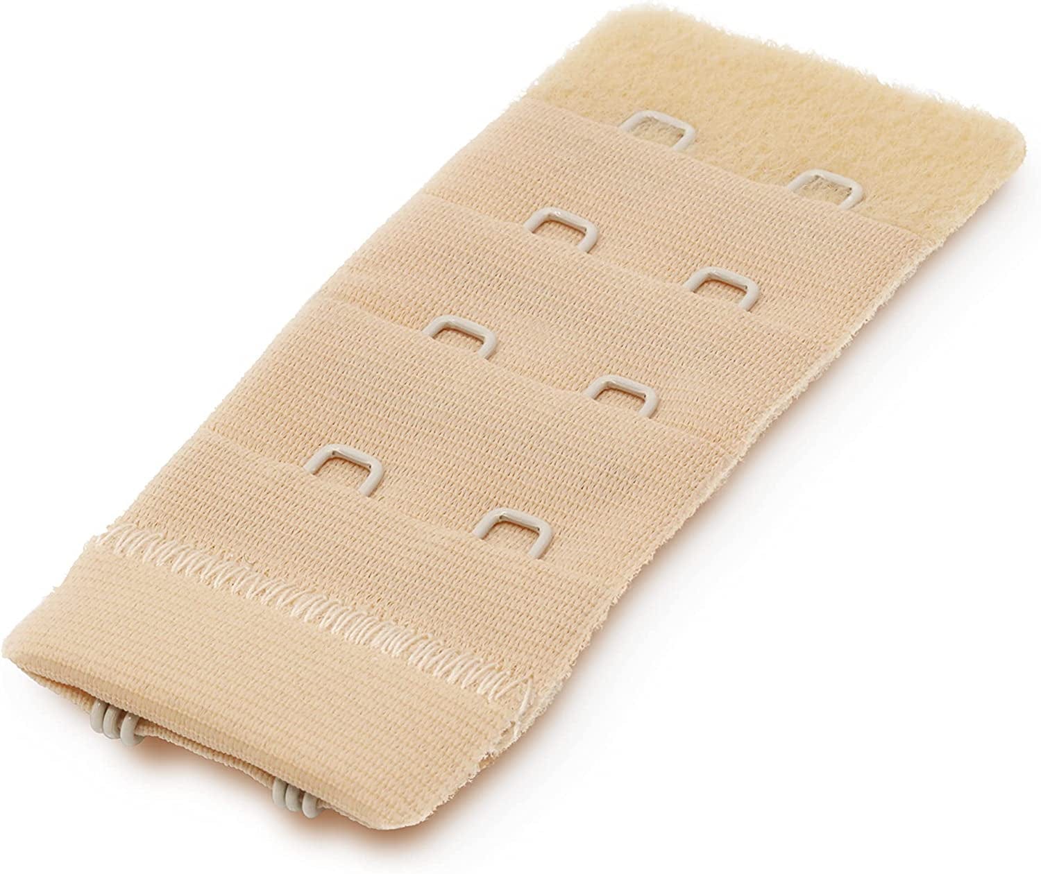 Dritz Back Bra Extenders, White, Beige, Black 3 Count