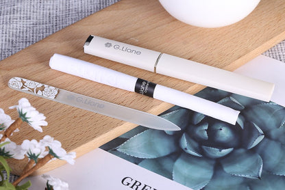 Best Crystal Nail File Set – G.Liane Professional Nail File Manicure Pedicure Kit for Natural Nails Acrylic Nails Gels Nails Manicure Tools for Home and Salon (Rose White) … Health & Beauty > Personal Care > Cosmetics > Cosmetic Tools > Nail Tools G.Liane   