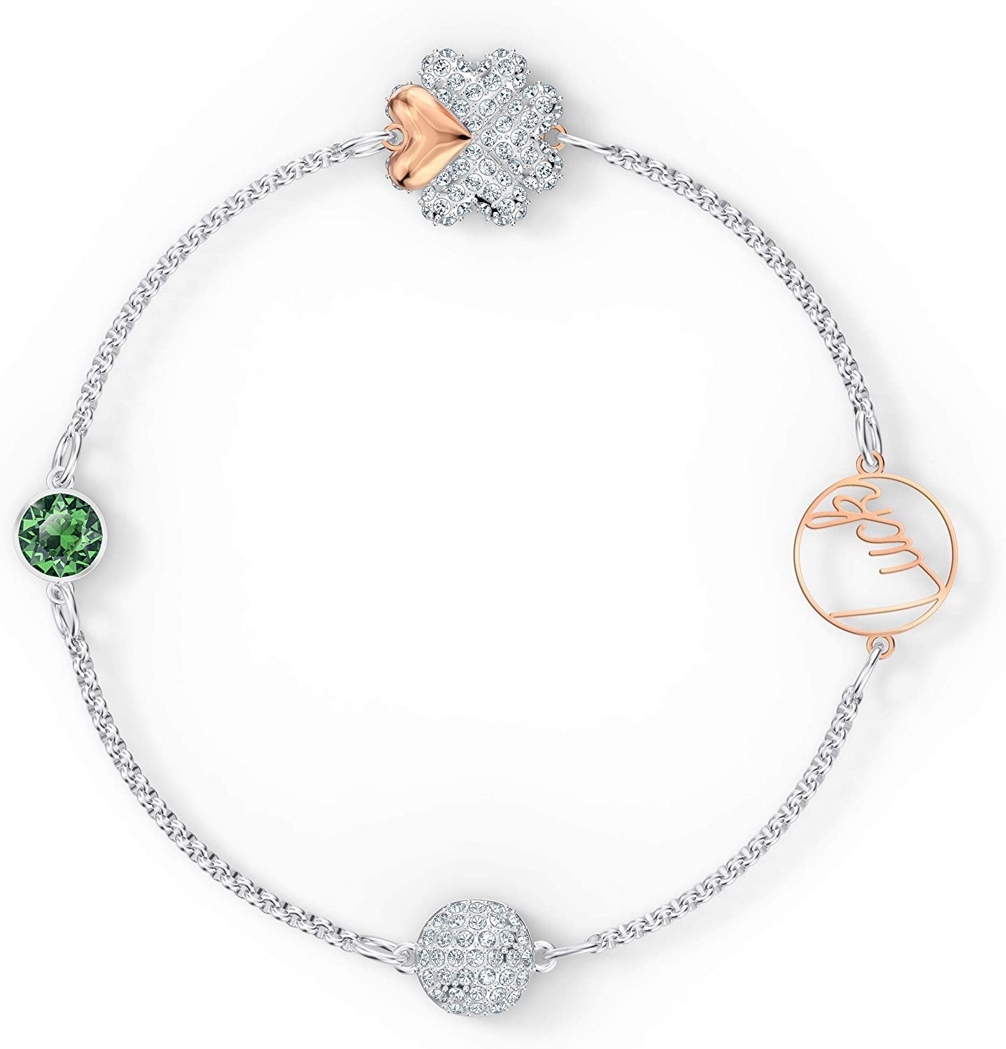 SWAROVSKI Remix Collection Women'S Evil Eye Strand Bracelet Apparel & Accessories > Jewelry > Bracelets SWAROVSKI Clover  