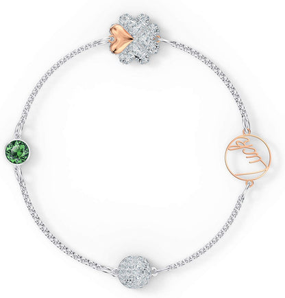 SWAROVSKI Remix Collection Women'S Evil Eye Strand Bracelet Apparel & Accessories > Jewelry > Bracelets SWAROVSKI Clover  