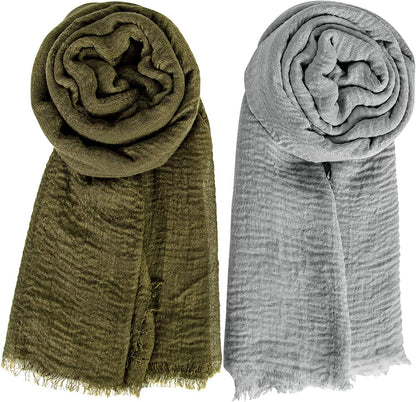 Hijab Scarfs for Women Soft Scarf Shawl Lightweight Long Wraps for All Season Apparel & Accessories > Clothing Accessories > Scarves & Shawls Chalier Fashion   