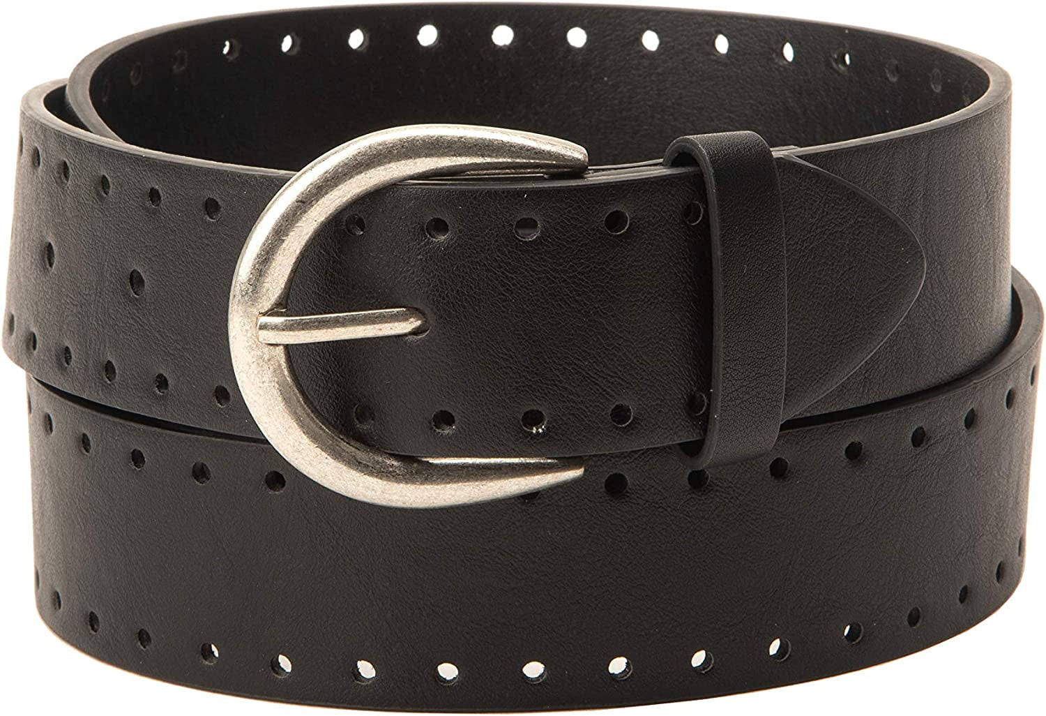Jessica Simpson Women'S Fashion Casual Belt Apparel & Accessories > Clothing Accessories > Belts Jessica Simpson Black Classic 1 Small