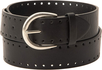 Jessica Simpson Women'S Fashion Casual Belt Apparel & Accessories > Clothing Accessories > Belts Jessica Simpson Black Classic 1 Small