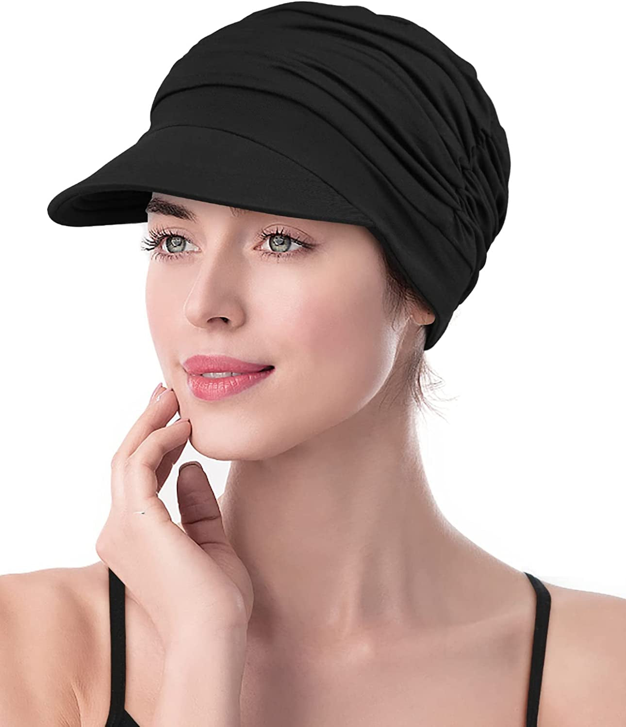 Soft Bamboo Baseball Cap for Women Apparel & Accessories > Clothing Accessories > Headwear Winitas Black 1 