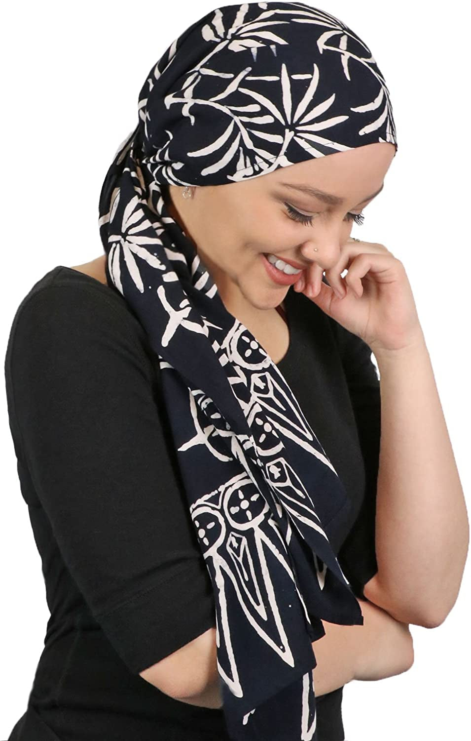 Hats, Scarves & More Headscarf Head Wrap for Women Chemo Headwear Cancer Scarf Head Covering Bali Batik 15 X 60 Inches Apparel & Accessories > Clothing Accessories > Headwear Hats Scarves & More Silhouette  
