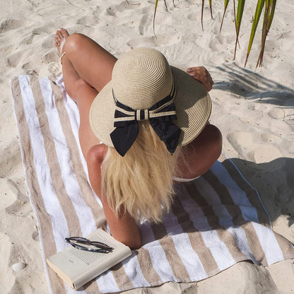 Comhats Womens Floppy Summer Sun Beach Straw Hat UPF50 Foldable Wide Brim 55-60Cm Apparel & Accessories > Clothing Accessories > Hats Comhats   