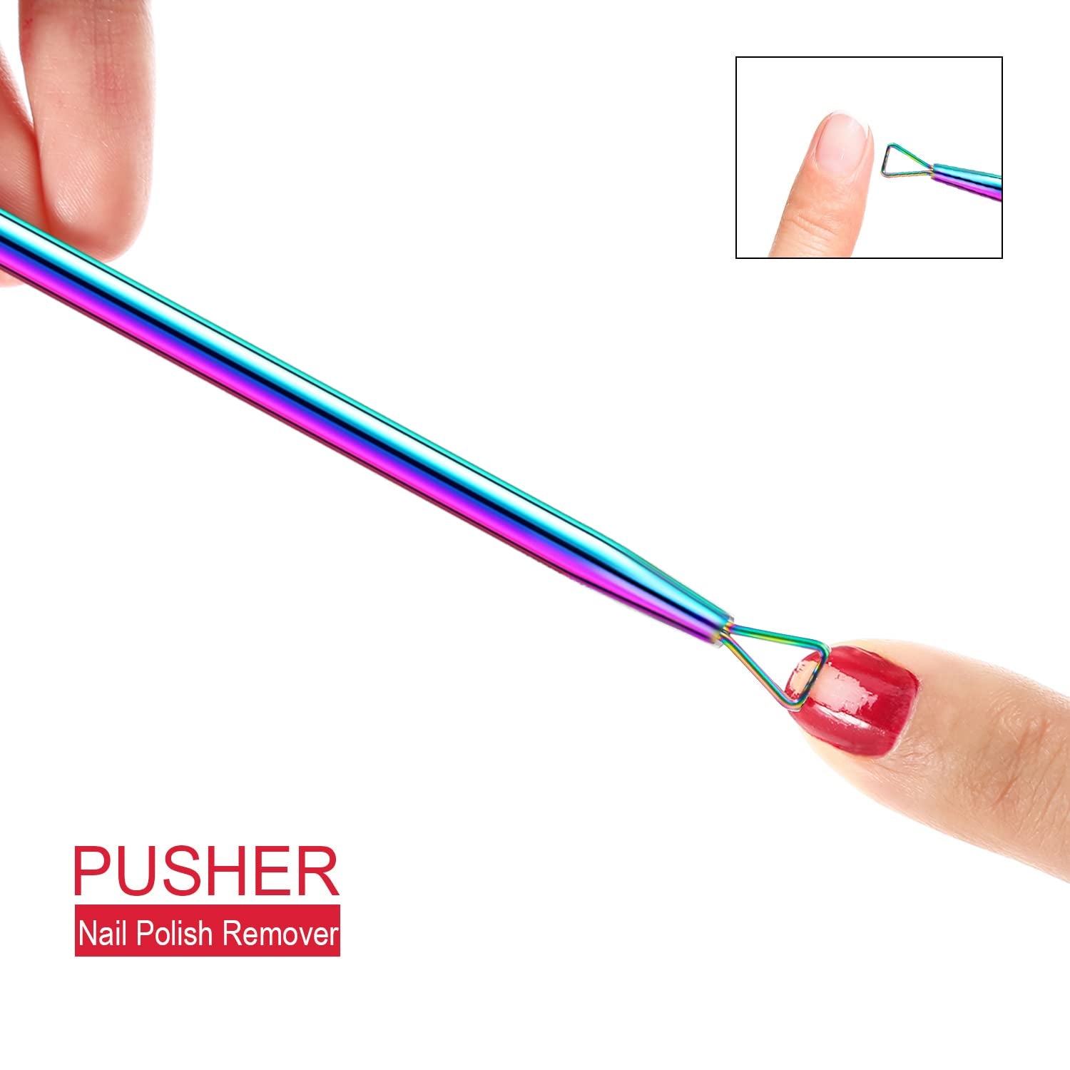 Professional Cuticle Remover Cuticle Nipper with Cuticle Pusher Cutter Stainless Steel Cuticle Trimmer Clipper Nail Gel Remover Manicure Tools for Fingernails and Toenails Health & Beauty > Personal Care > Cosmetics > Cosmetic Tools > Nail Tools Bememo   