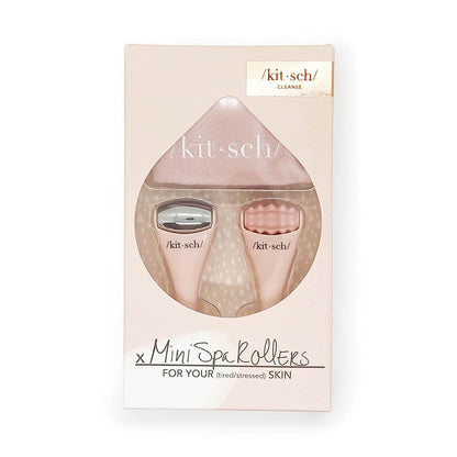 Kitsch Mini Eye & Face Rollers, Face Massager, Face Roller Skin Care, Facial Beauty Tool, Ice Roller, Gua Sha Roller, Skincare Facial Roller, 2Pc Set (Blush) Health & Beauty > Personal Care > Cosmetics > Cosmetic Tools > Skin Care Tools Kitsch   