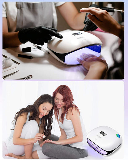 SUNUV 48W UV LED Light Lamp Nail Dryer for Gel Polish with Auto Sensor Professional Nail Art Tools SUN4 Black Health & Beauty > Personal Care > Cosmetics > Cosmetic Tools > Nail Tools SUNUV   