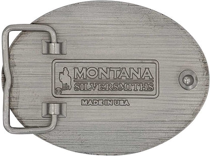 MONTANA SILVERSMITHS Armor of God Oval Attitude Western Belt Buckle Apparel & Accessories > Clothing Accessories > Belt Buckles Montana Silversmiths   