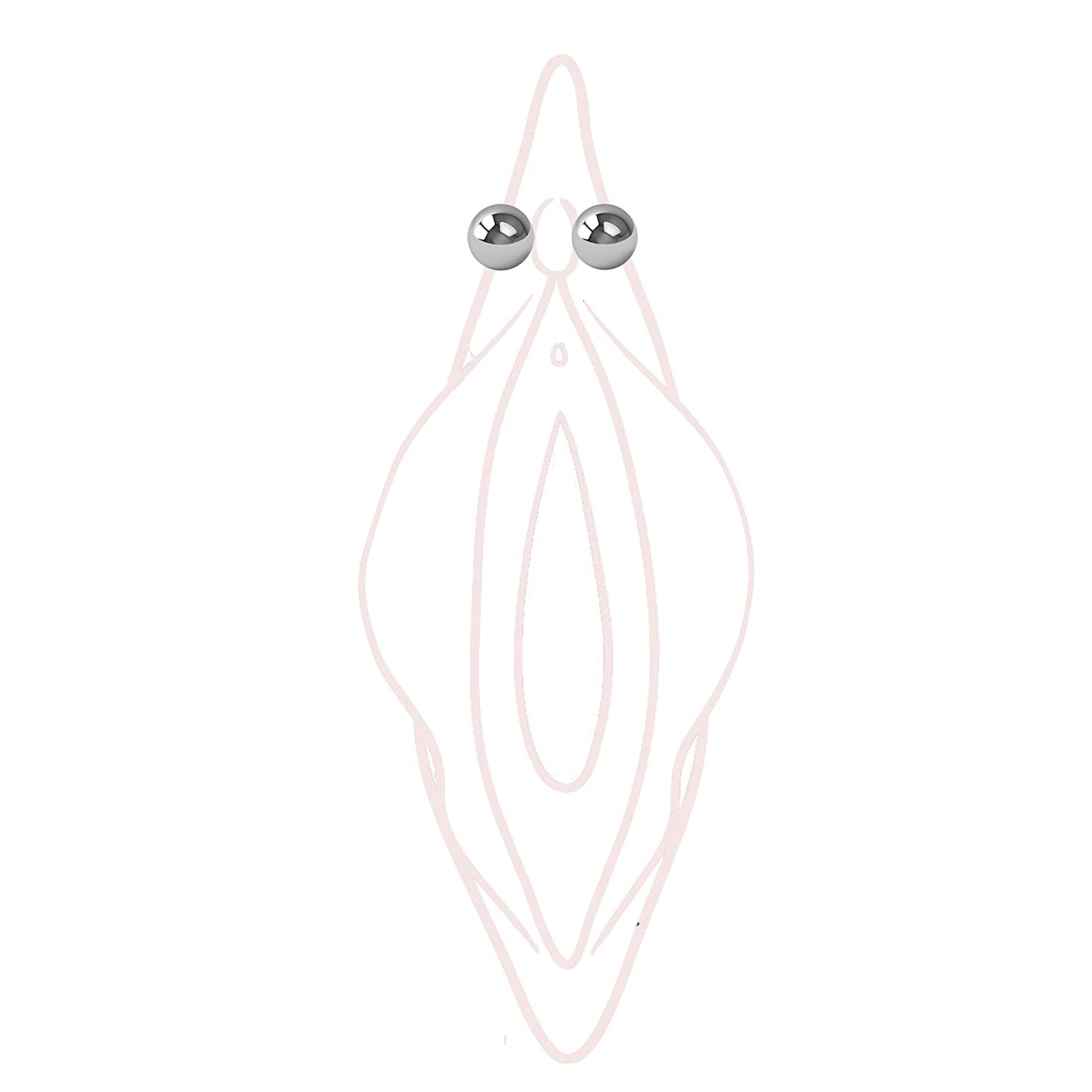 Fake Clitoral Piercing Clamps Magnetic Body Jewelry Non-Piercing (A - Low) Apparel & Accessories > Jewelry > Body Jewelry All Body Art C - Strong  