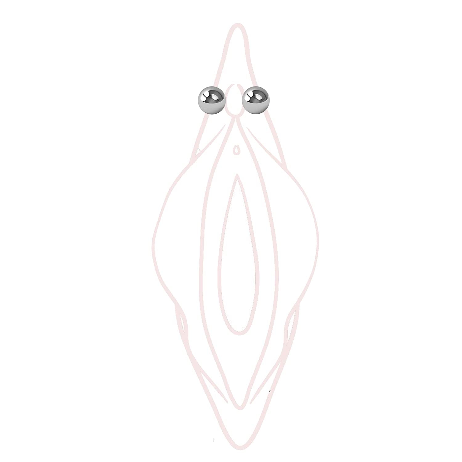 Fake Clitoral Piercing Clamps Magnetic Body Jewelry Non-Piercing (A - Low) Apparel & Accessories > Jewelry > Body Jewelry All Body Art C - Strong  