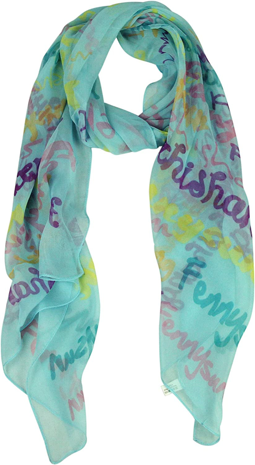 Long Chiffon Fashion Scarf - Pantonight Lightweight Chiffon Sheer for Women Apparel & Accessories > Clothing Accessories > Scarves & Shawls PANTONIGHT Col 751  
