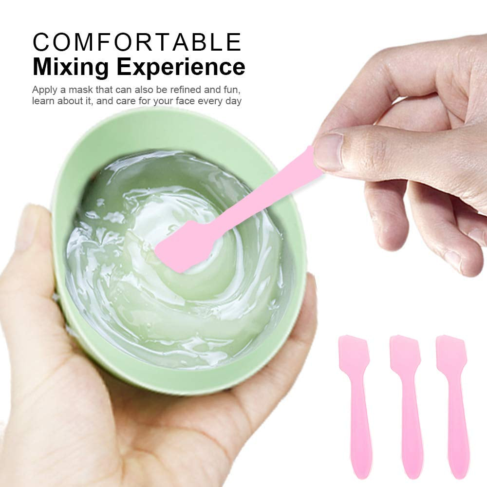 GBSTORE 50Pcs Mini Cosmetic Spatula Facial Cream Spatulas Mask Cream Stick Make up Face Beauty DIY Tool for Mixing and Sampling(Pink) Health & Beauty > Personal Care > Cosmetics > Cosmetic Tools > Skin Care Tools GBSTORE   