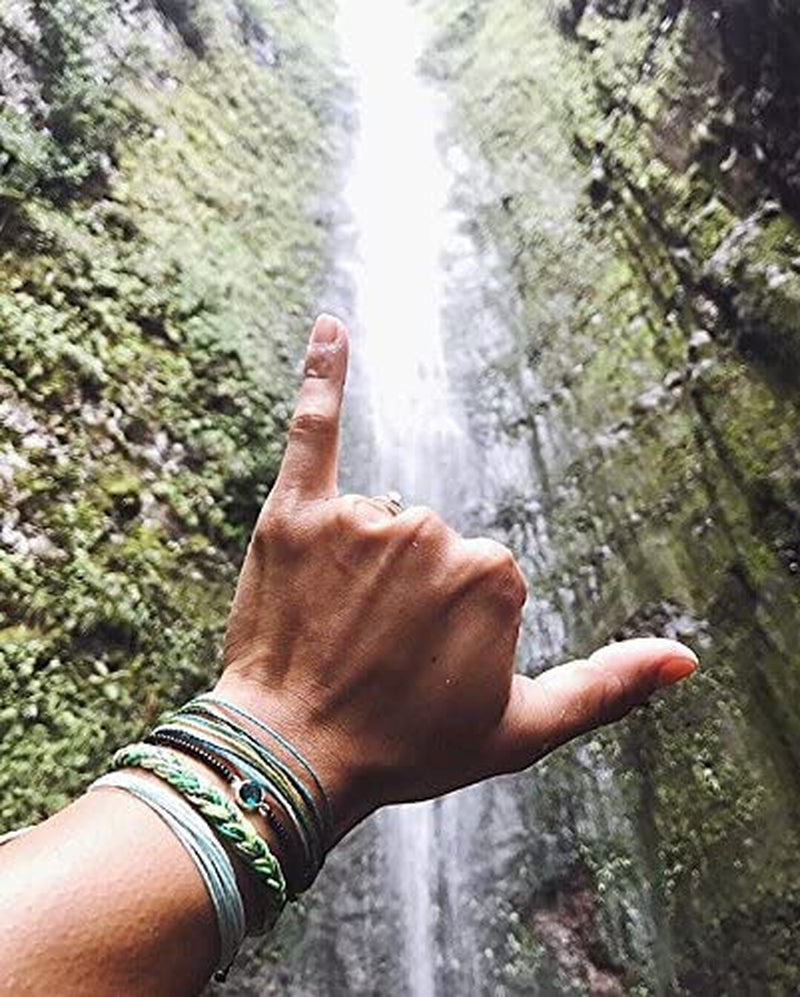 Pura Vida Jewelry Bracelets Solid Bracelet - 100% Waterproof and Handmade W/Coated Charm, Adjustable Band Apparel & Accessories > Jewelry > Bracelets Pura Vida   