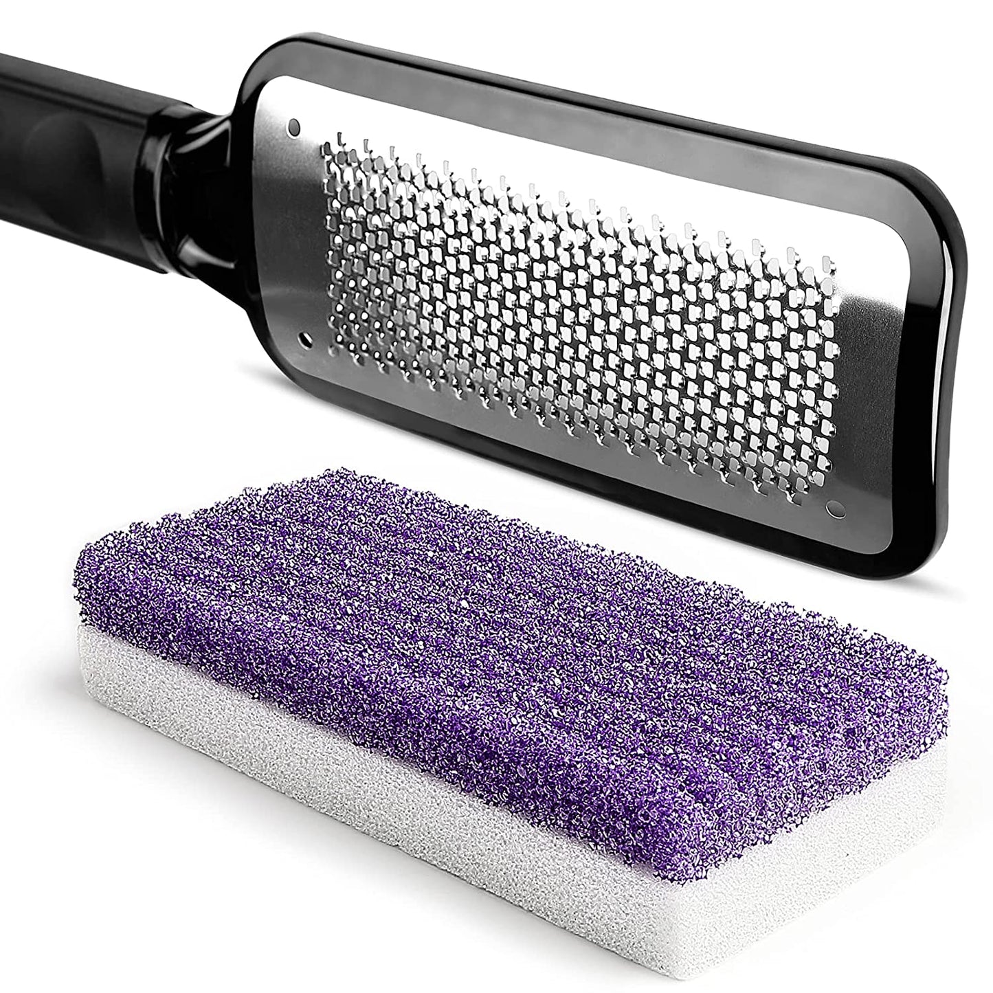 SWEHOME Colossal Professional Feet Care Pedicure Kit Scrubber Foot File and 2 in 1 Pumice Stone for Foot Callus Remover for Rough, Dead Skin Removal, Callus and Daily Feet Care Health & Beauty > Personal Care > Foot Care SWEHOME   