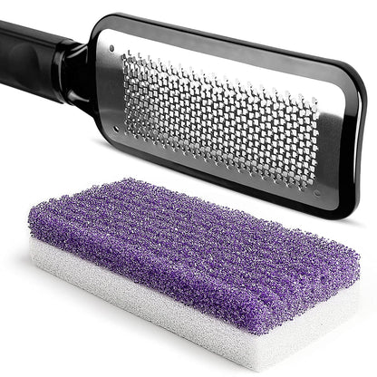 SWEHOME Colossal Professional Feet Care Pedicure Kit Scrubber Foot File and 2 in 1 Pumice Stone for Foot Callus Remover for Rough, Dead Skin Removal, Callus and Daily Feet Care Health & Beauty > Personal Care > Foot Care SWEHOME   