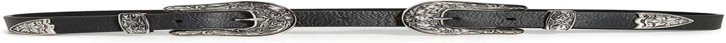B-Low the Belt Women'S Baby Bri Bri Belt Apparel & Accessories > Clothing Accessories > Belts B-Low the Belt Black/Silver Small 