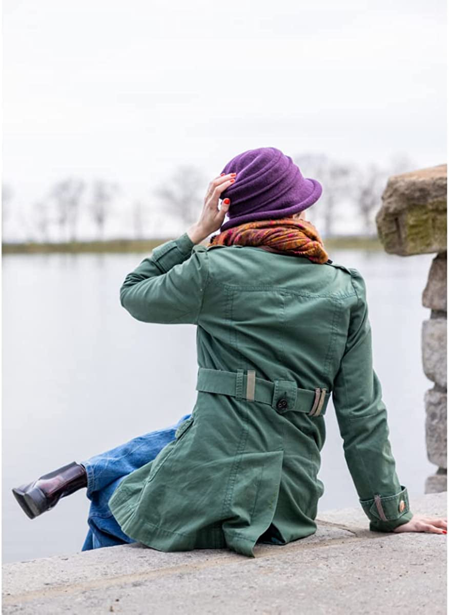 Scala Women'S Packable Boiled Wool Cloche Apparel & Accessories > Clothing Accessories > Headwear Scala Women's Accessories   