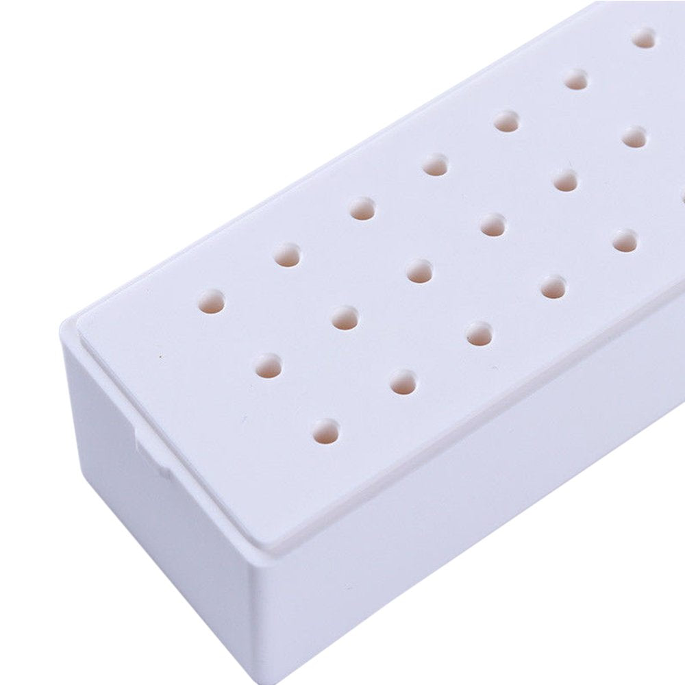 Gimiton Nail Drill Bits Holder Dustproof Stand Displayer Organizer Container 30 Holes Manicure Tools Acrylic Cover Case Manicure Tools Health & Beauty > Personal Care > Cosmetics > Cosmetic Tools > Nail Tools Gimiton   