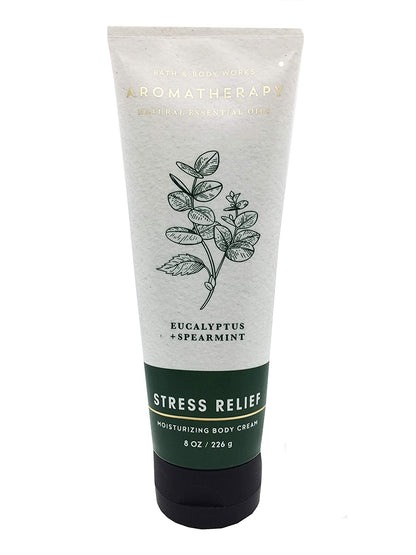 Bath & Body Works Aromatherapy Stress Relief Eucalyptus Spearmint Body Cream 8 Ounce Health & Beauty > Personal Care > Cosmetics > Bath & Body Bath & Body Works 8 Ounce (Pack of 1)  