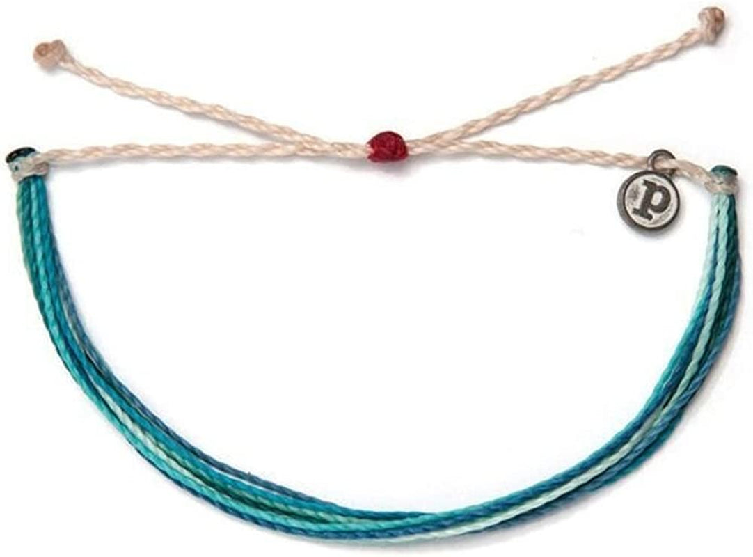 Pura Vida Jewelry Bracelets - 100% Waterproof and Handmade W/Coated Charm, Adjustable Band Apparel & Accessories > Jewelry > Bracelets Pura Vida Save the Dolphins  