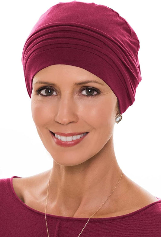 Cardani Couture Cap in Luxury Viscose from Bamboo Apparel & Accessories > Clothing Accessories > Headwear Cardani Luxury Bamboo - Bordeaux One Size 