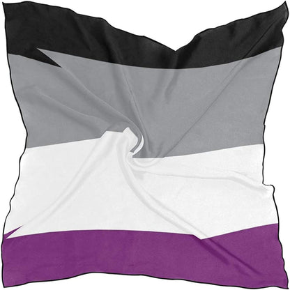 Unisex Asexual Pride Flag Bandana Head and Neck Tie Scarf Headband Apparel & Accessories > Clothing Accessories > Bandanas & Headties BaLin   