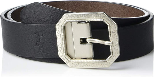 Jessica Simpson Women'S Reversible Embossed Buckle Belt Apparel & Accessories > Clothing Accessories > Belts Jessica Simpson Tan/Black Large 