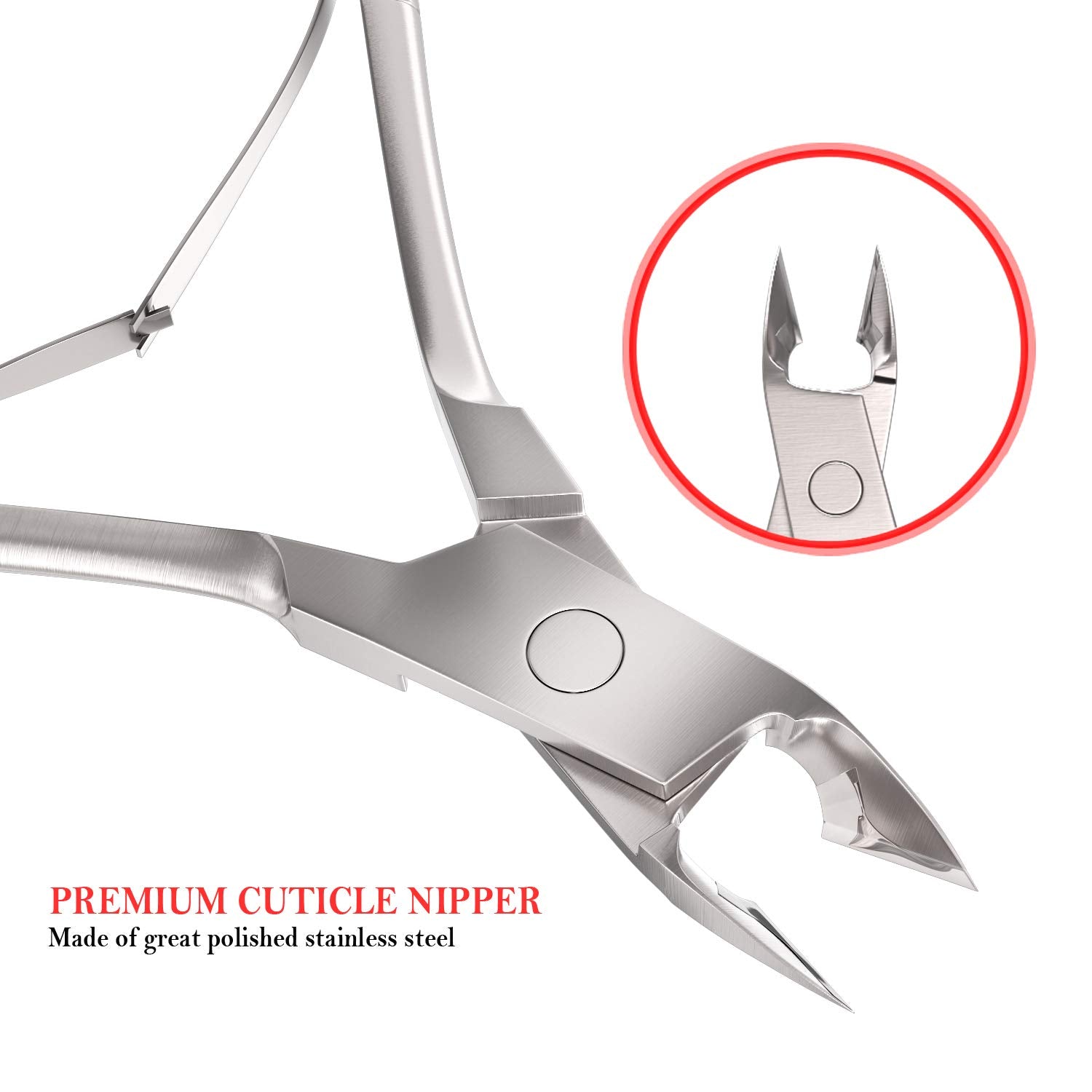 Professional Cuticle Nippers Stainless Steel Cuticle Cutters and Remover -Best Nipper Scissors, Nail Care Tool for Manicure and Pedicure Health & Beauty > Personal Care > Cosmetics > Cosmetic Tools > Nail Tools Jestilo   