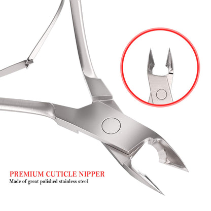 Professional Cuticle Nippers Stainless Steel Cuticle Cutters and Remover -Best Nipper Scissors, Nail Care Tool for Manicure and Pedicure Health & Beauty > Personal Care > Cosmetics > Cosmetic Tools > Nail Tools Jestilo   