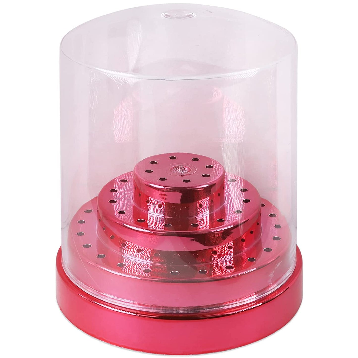 PANA Nail Drill Bit Holder Stand Display Organizer- Dust Proof Storage Container Box Case Tools for Home Use or Nail Salon - (48 Holes, Silver) Health & Beauty > Personal Care > Cosmetics > Cosmetic Tools > Nail Tools PANA Rose Gold 48 Holes (Round) 