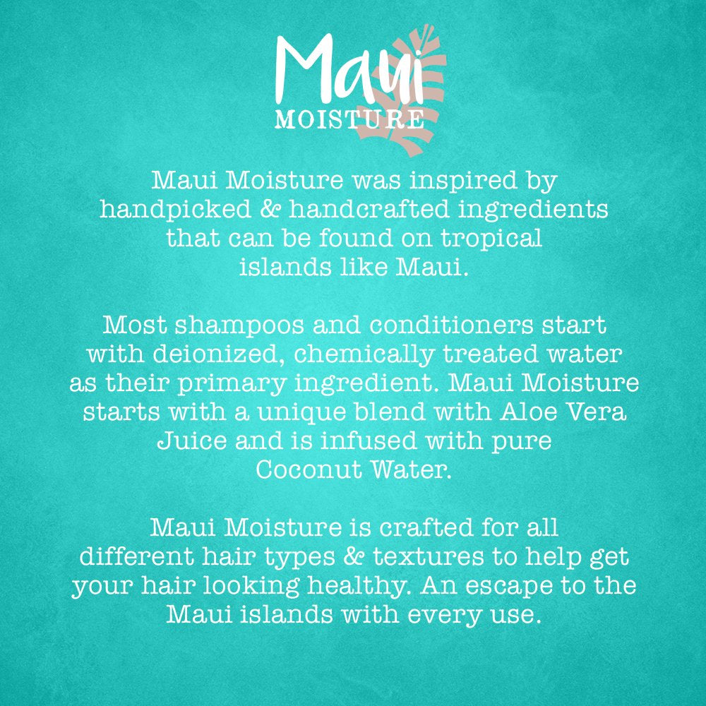 Maui Moisture Smooth & Repair Vanilla Bean Anti-Frizz Hair Butter Treatment, Coconut, 12 Ounce Health & Beauty > Personal Care > Hair Care Maui Moisture   