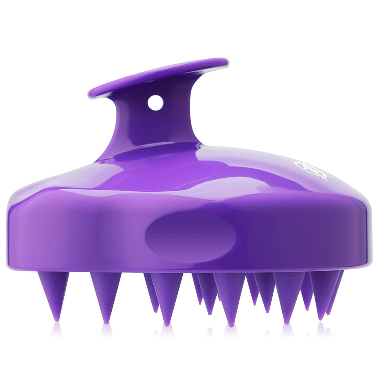 FREATECH Scalp Massager Shampoo Brush with Soft & Flexible Silicone Bristles for Hair Care and Head Relaxation, Ergonomic Scalp Scrubber/Exfoliator for Dandruff Removal and Hair Growth, Black Health & Beauty > Personal Care > Hair Care FREATECH Purple  