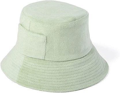Lack of Color Women'S Wave Terrycloth Bucket Hat Apparel & Accessories > Clothing Accessories > Hats Lack of Color Mint Medium-Large 