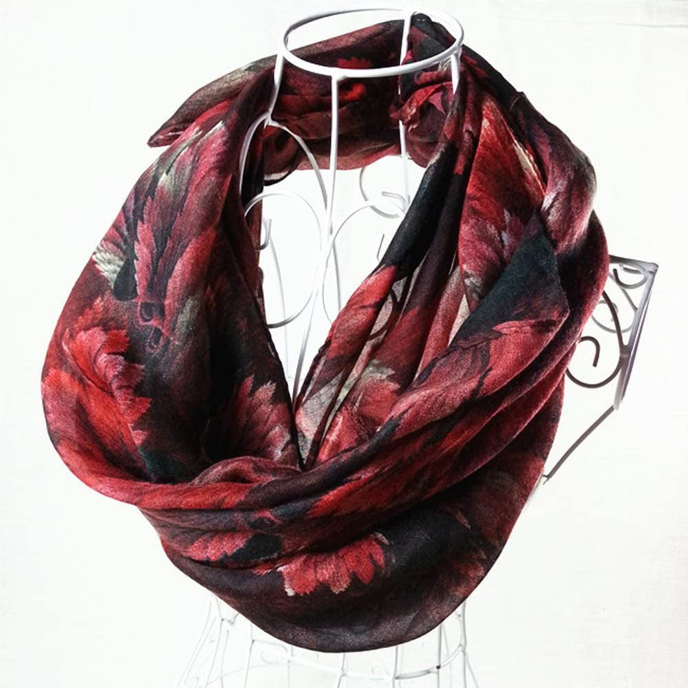 Scarfs for Women, Lethez Lady Girls Printing Long Soft Scarf Wrap Shawl Wrap Scarves Head Wraps Apparel & Accessories > Clothing Accessories > Scarves & Shawls Lethez   