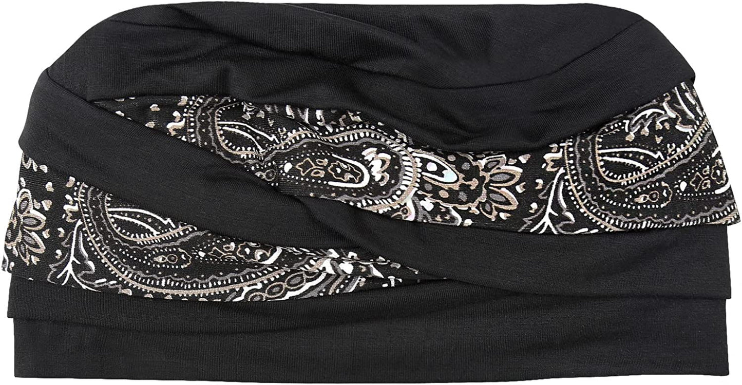 Slip-On Lightweight Chemo Turbans for Women Hair Loss-Breathable Bamboo Apparel & Accessories > Clothing Accessories > Headwear FocusCare   