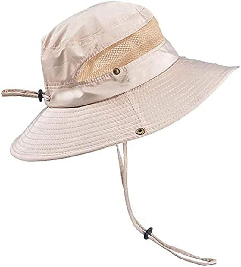 Sun Hat Women/Men, Fishing Hat with UPF 50+ UV Protection Wide Brim Bucket Hat Apparel & Accessories > Clothing Accessories > Hats Konikit A.creamy-white  
