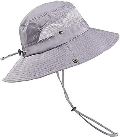 Sun Hat Women/Men, Fishing Hat with UPF 50+ UV Protection Wide Brim Bucket Hat Apparel & Accessories > Clothing Accessories > Hats Konikit B.gray  