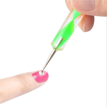 Jsdoin 5 Pc 2 Way Dotting Pen Tool Nail Art Tip Dot Paint Manicure Kit Health & Beauty > Personal Care > Cosmetics > Cosmetic Tools > Nail Tools Jsdoin   