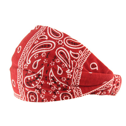 Carede Paisley Bandana Headband for Women with Elastic Yoga Headband Outdoor Hairband Adjustable Turban Headwrap,Pack of 6 Apparel & Accessories > Clothing Accessories > Bandanas & Headties DK   