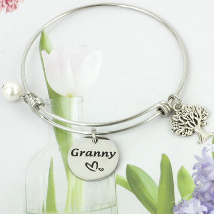 Hutimy Granny Gifts Bracelet for Women Jewelry for Granny Bangle Bracelets Jwelry Best Gift for Granny Bracelet Apparel & Accessories > Jewelry > Bracelets Hutimy Jewelry   