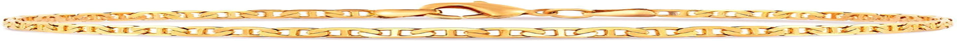 Gold Anklet for Women Flat Mariner Anklet | Barzel 18K Gold Plated Flat Marina Link Anklet for Women - Made in Brazil Apparel & Accessories > Jewelry > Anklets Barzel   