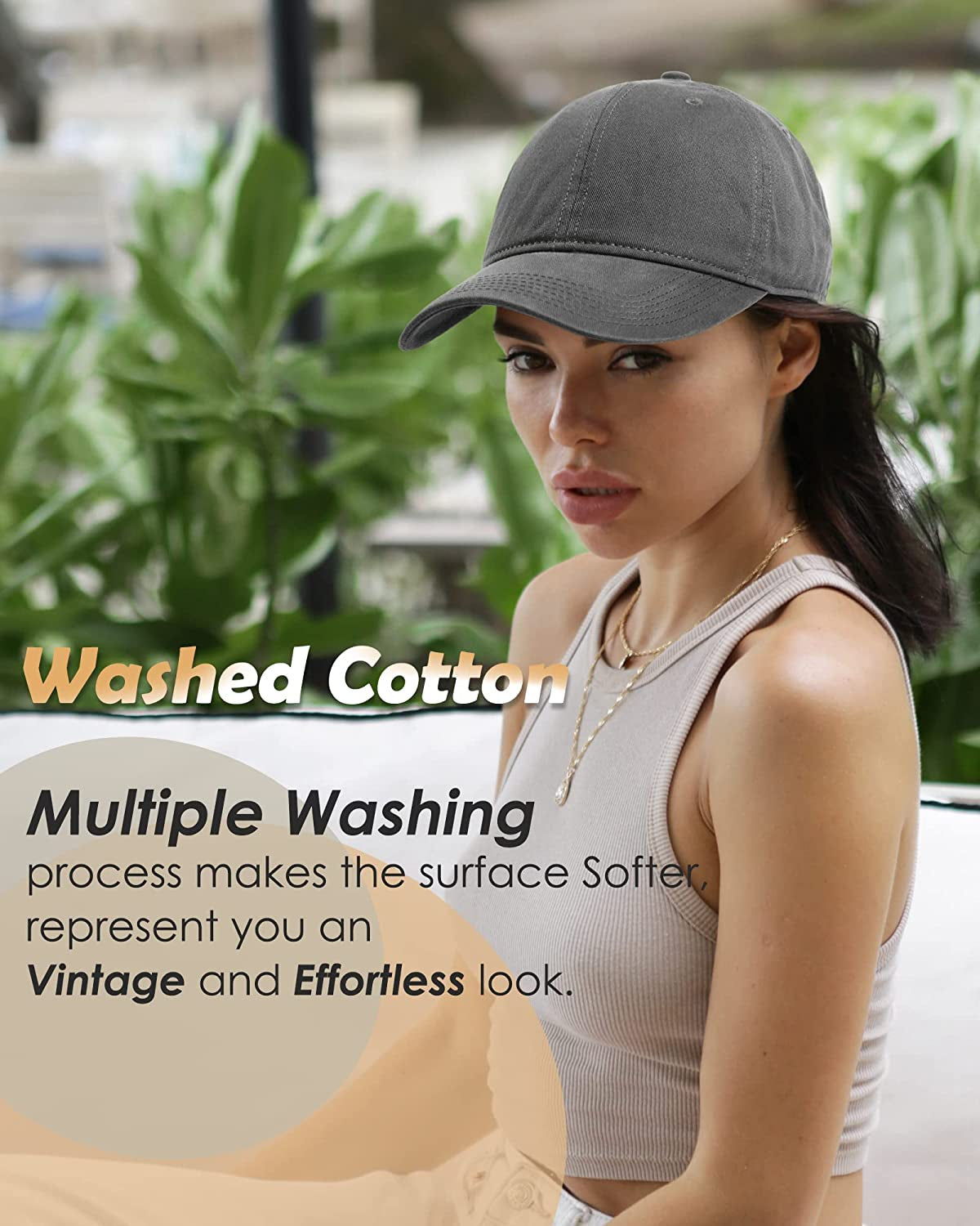 Men and Women Vintage Washed Distressed Cotton Baseball Cap Plain Blank Adjustable Classic Baseball Hat Cap Apparel & Accessories > Clothing Accessories > Hats KYLIE MAX   