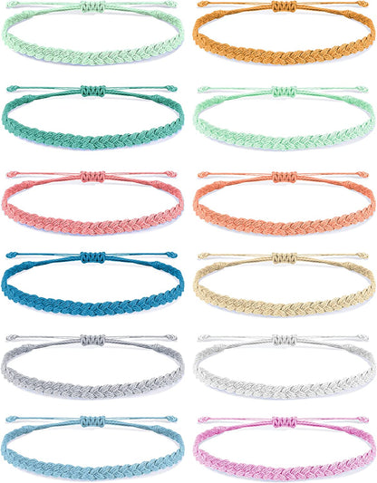 Long Tiantian Wave Bracelets for Teen Girls Cute Boho Braided String Beach Ocean Bracelet for Women Summer Jewelry Gift Apparel & Accessories > Jewelry > Bracelets Long tiantian T  