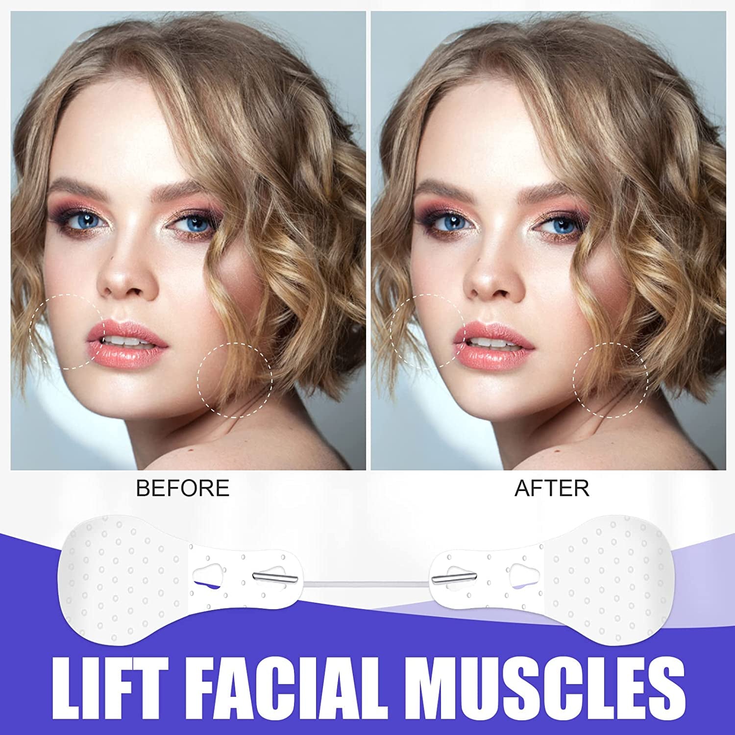 Oceansedge11 Face Lift Tape, 60PCS Face Tape Lifting Invisible, Waterproof Face Tape with High Elasticity, Makeup Tool to Hide Facial Wrinkles, Double Chin, V-Line Face & Tightening Skin Health & Beauty > Personal Care > Cosmetics > Cosmetic Tools > Skin Care Tools oceansEdge11   
