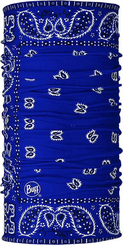 BUFF Multifunctional Neckwear Coolnet UV XL Worn 12+ Ways Apparel & Accessories > Clothing Accessories > Headwear BUFF Santana Navy X-Large 